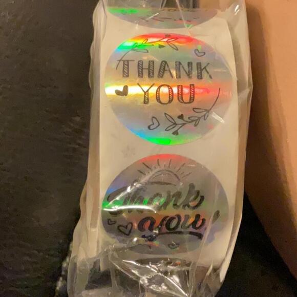 Thank you business cards and 1” stickers - Picture 3 of 3